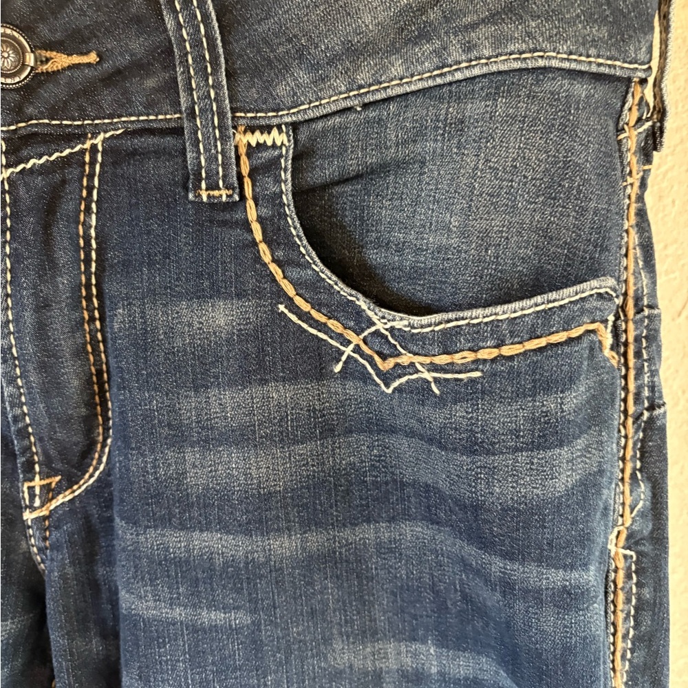 Ariat Women's Boot Cut Jeans in Rich Indigo - Picture 11 of 16